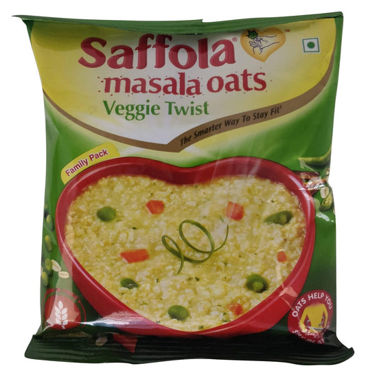 Saffola Masala Oats - Veggie Twist, 120 g