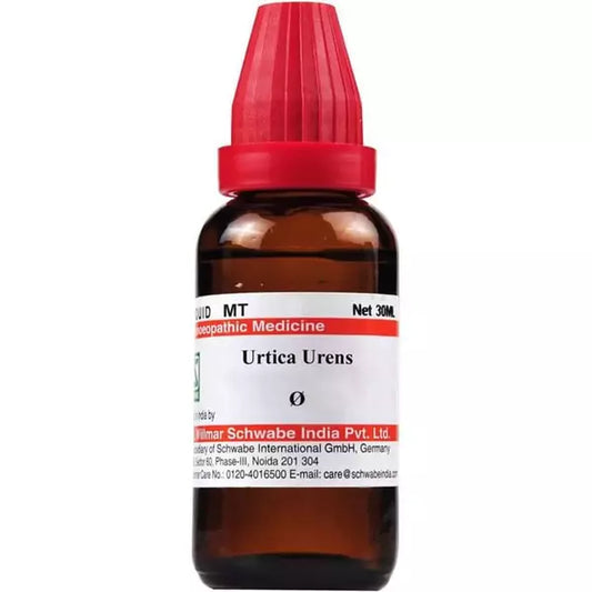 Dr Willmar Schwabe India Urtica Urens Mother Tincture (Q) (30ml) for headache vertigo skin disorders