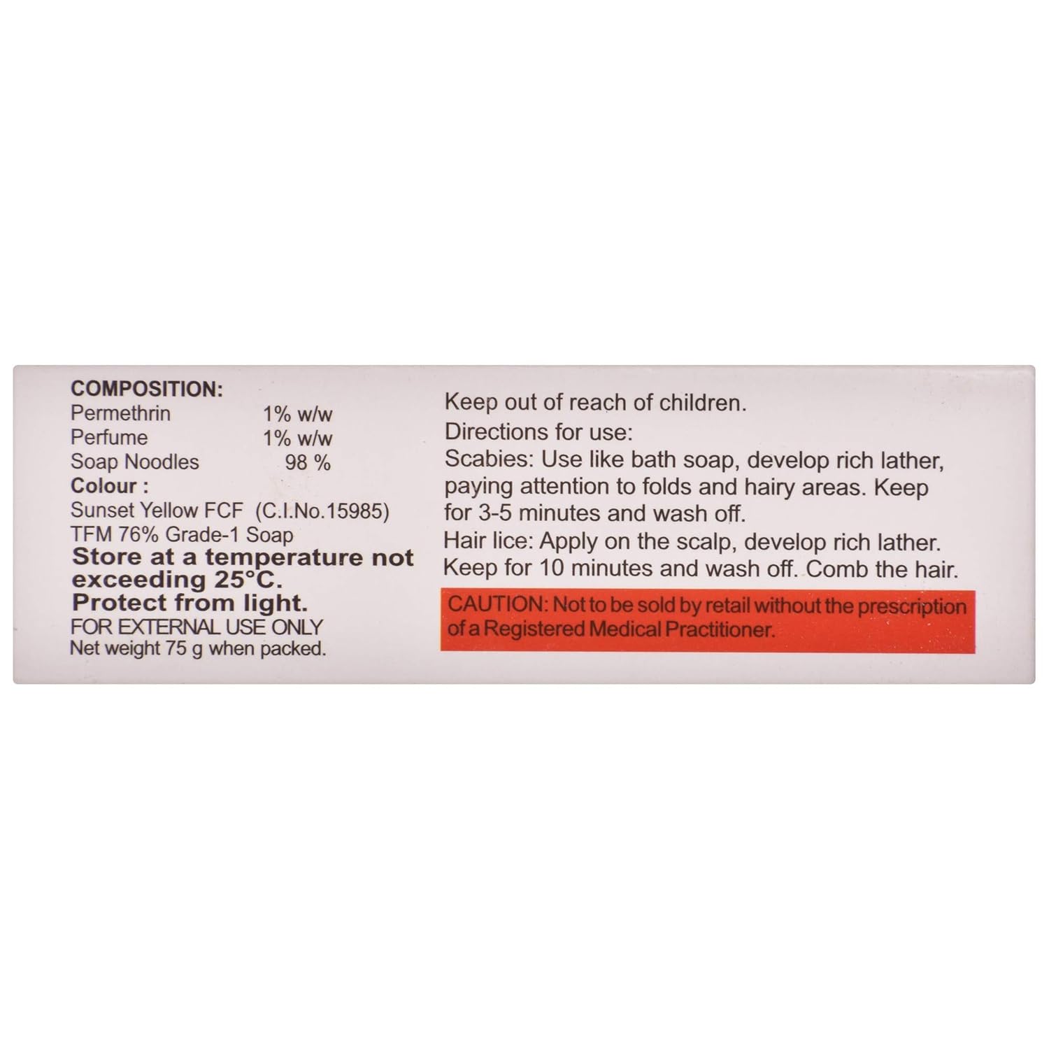 Permed - Pack of 75 g Soap