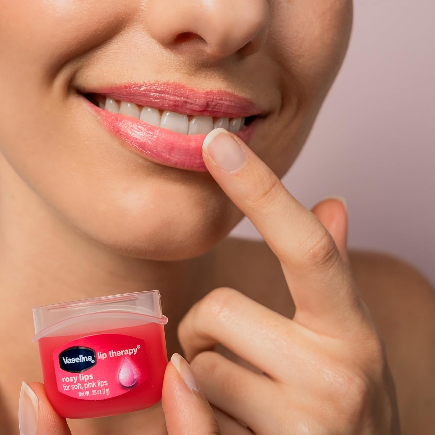Vaseline Lip Therapy, Rosy Lips, 7G