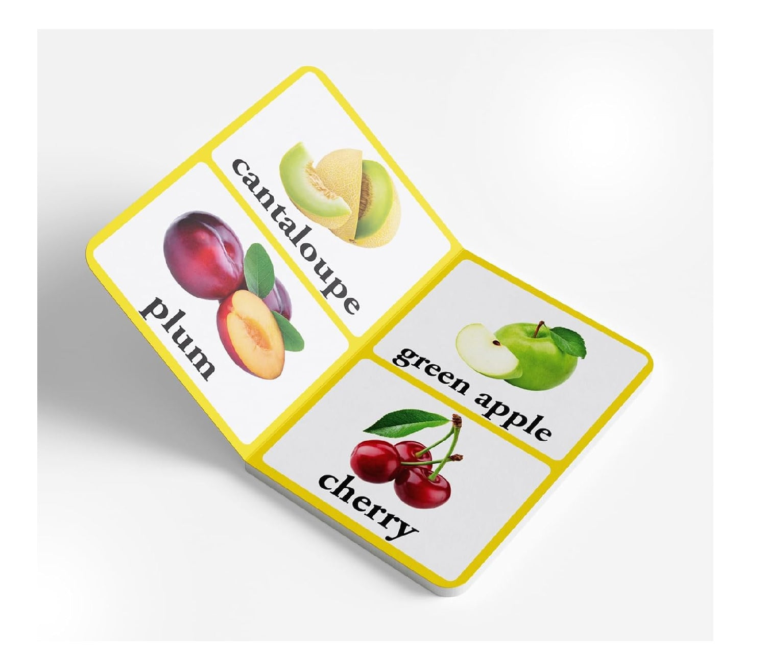 Fruits – Early Learning Board Book with Large Font: Brightly Illustrated Fruit Recognition Book for Kids |  Board book