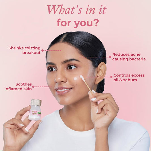 The Pink Foundry Acne Spot Corrector With Salicylic Acid For Active Acne, Blackheads & Whiteheads (15ml)