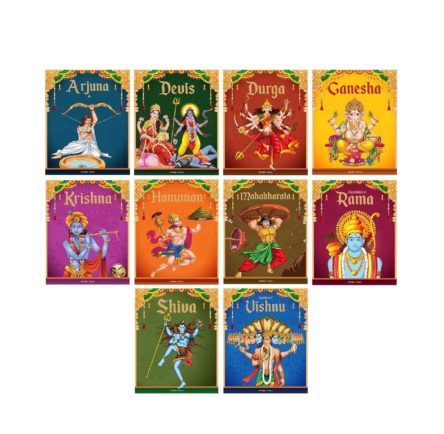 Tales from Indian Mythology: Collection of 10 Books