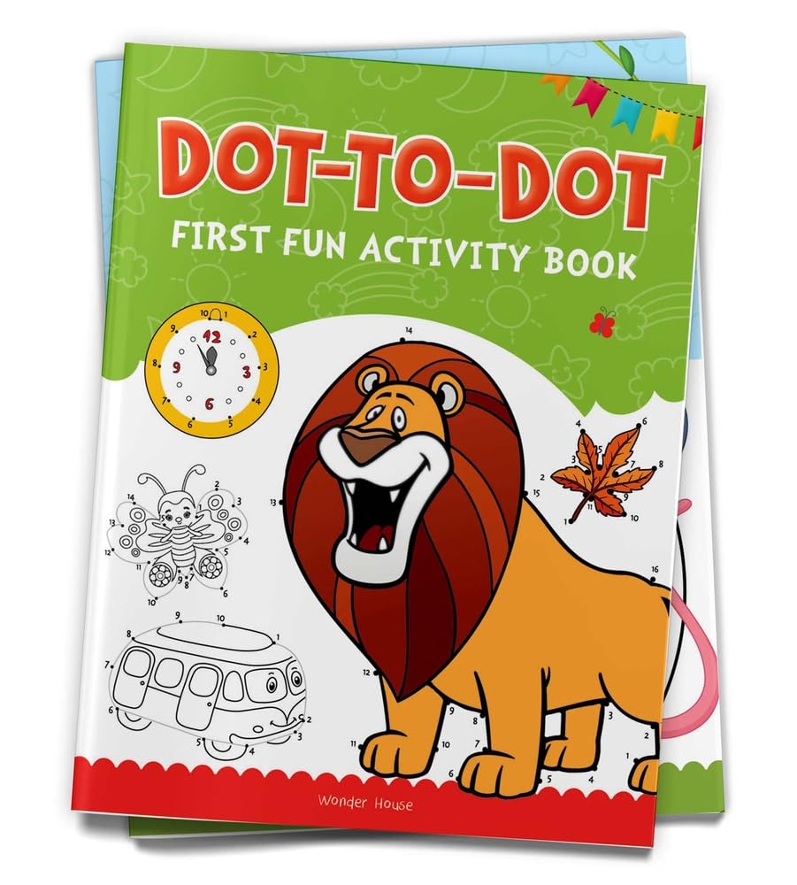 Dot to Dot: First Fun Activity Book for Kids | Beginner Connect-the-Dots Puzzles | Paperback