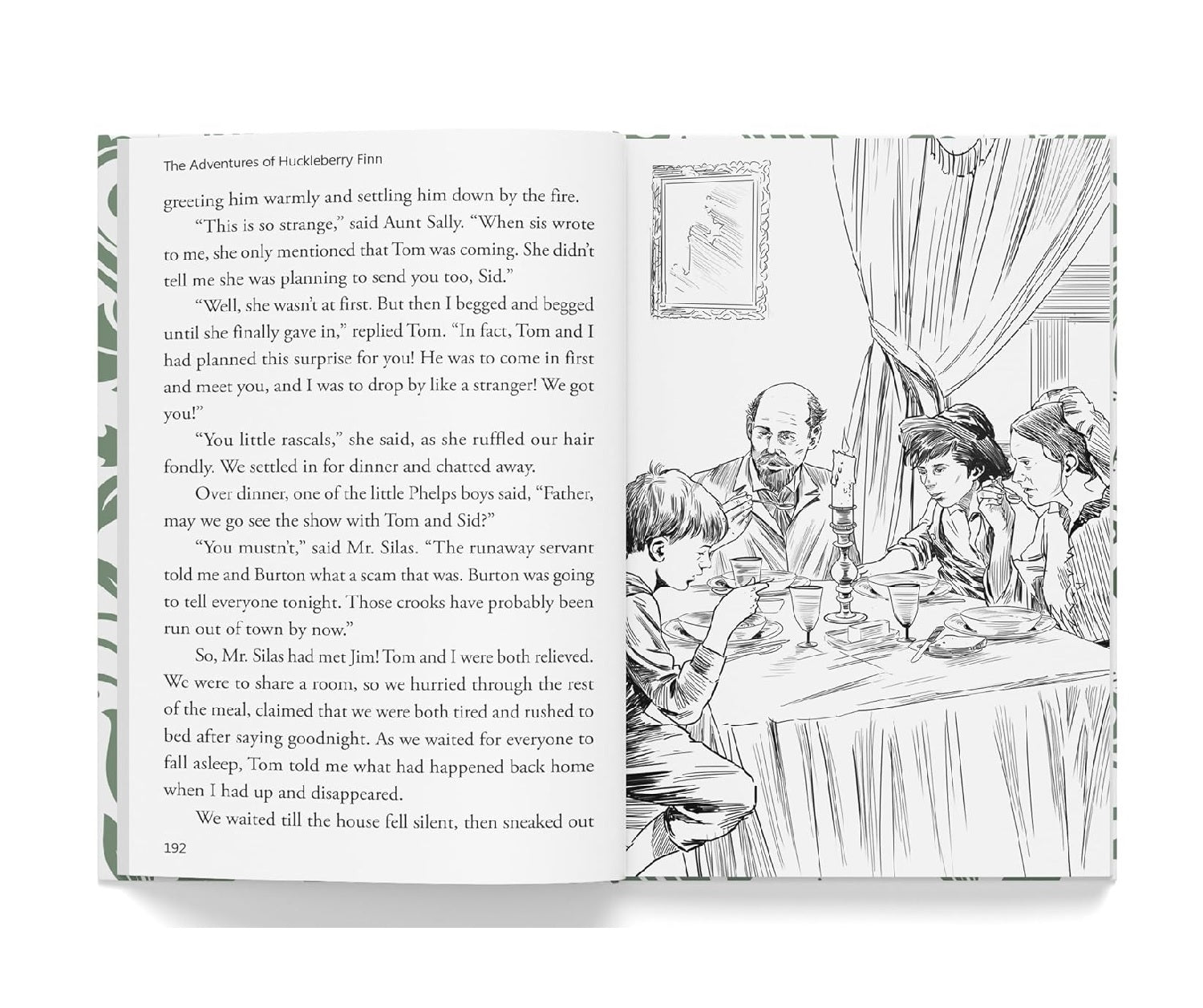 The Adventures of Huckleberry Finn : Illustrated Abridged Children Classic English Novel with Review Questions  Book
