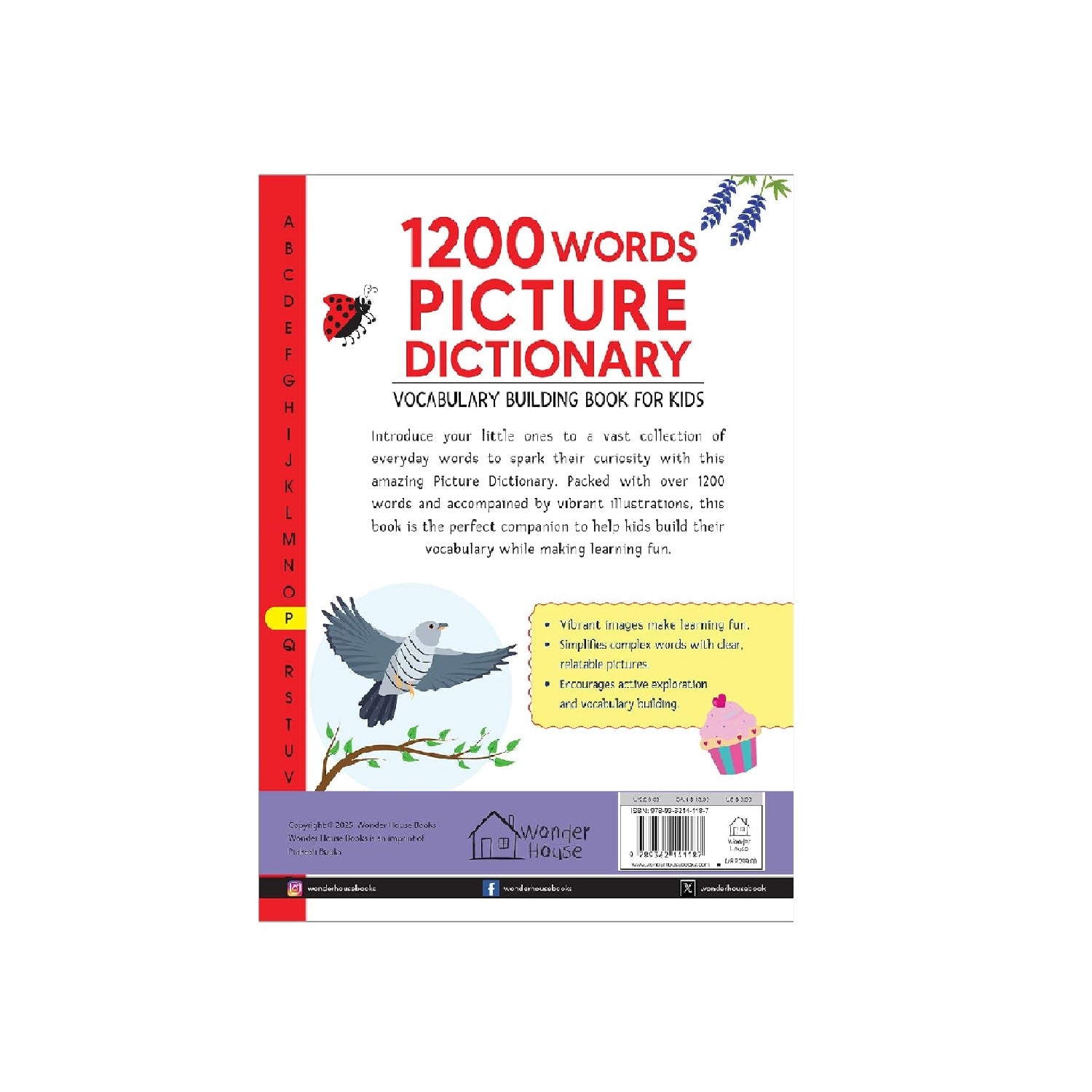 1200 Words Picture Dictionary Paperback Book