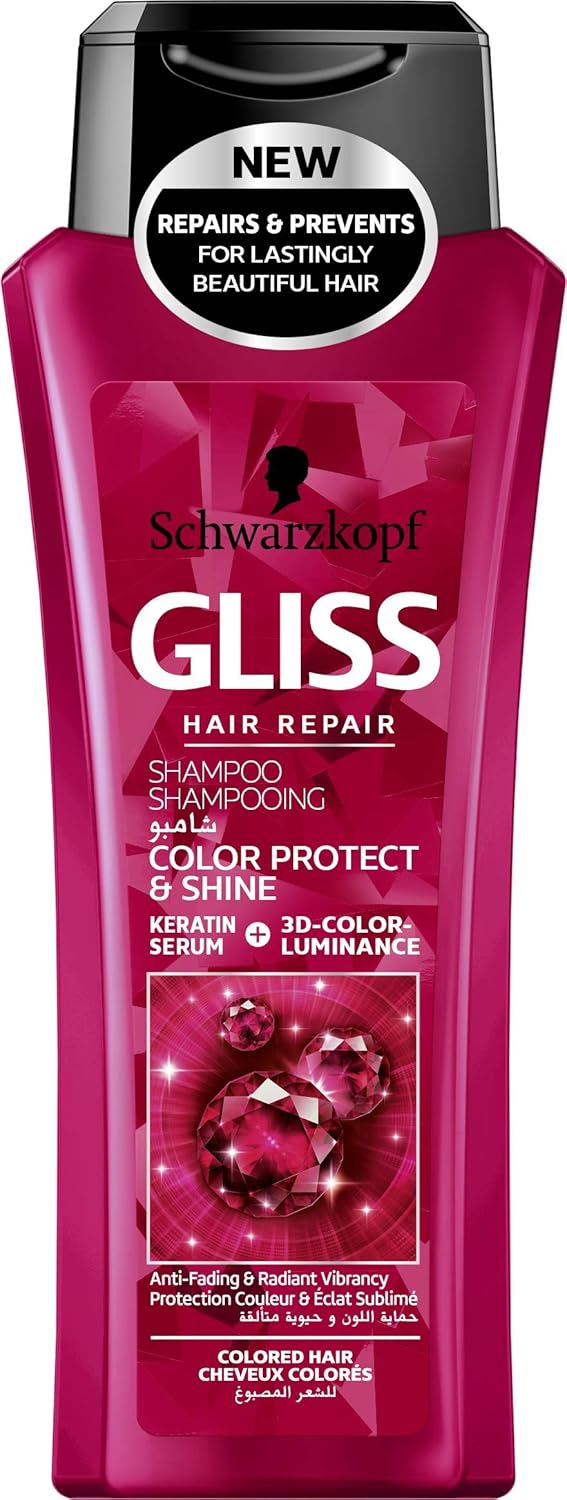 Schwarzkopf Gliss Hair Repair Color Protect & Shine Shampoo (250ml)