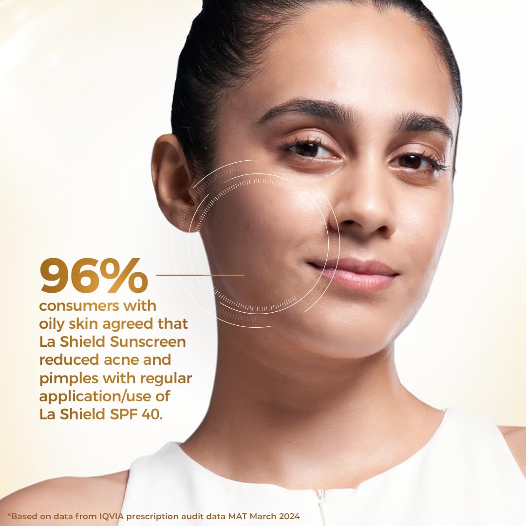 Glenmark La Shield SPF 40 Sunscreen 50ml