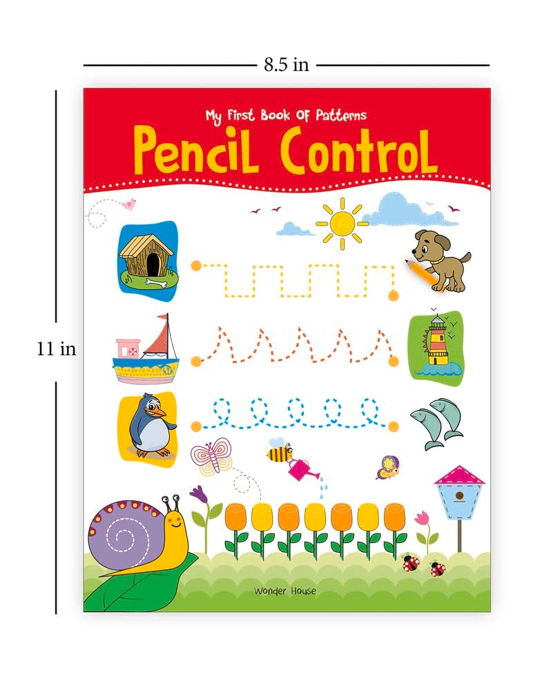 My First Super Boxset of Pencil Control and Patterns : Pack of 4 interactive activity books to practice Patterns, Numbers and Alphabet Hardcover – Sticker Book