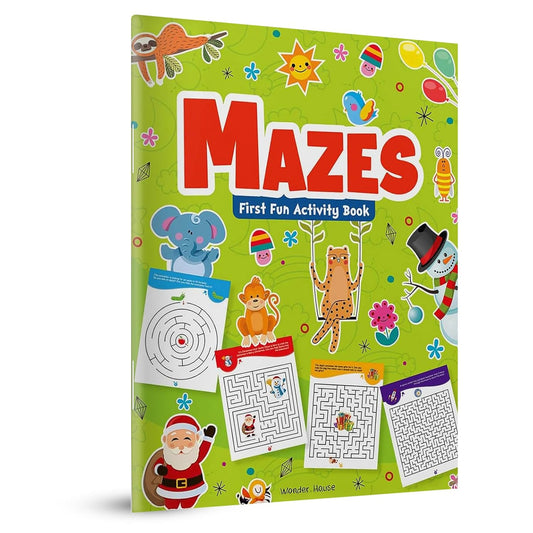 Mazes : First Fun Activity Books For Kids Paperback – Big Book