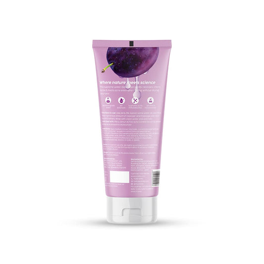 The Plant Fix Plix 0.5% w/w Salicylic Acid Jamun Face Wash Cleanser Gel For Active Acne & Oil Control, For Breakouts | Oily & Acne Prone Skin | Women & Men | 100 ml