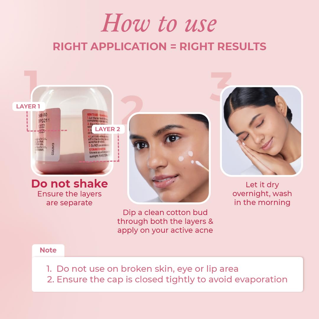 The Pink Foundry Acne Spot Corrector With Salicylic Acid For Active Acne, Blackheads & Whiteheads (15ml)