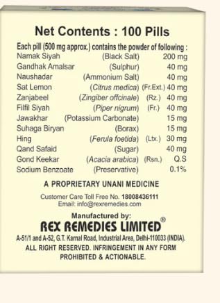 Rex Remedies Gesonil Tablets - 100 tabs - Pack of 2