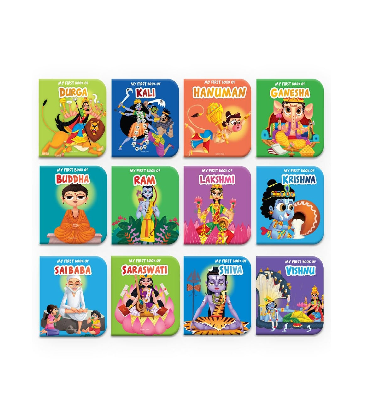 My First Library of Hindu Gods and Goddesses (Boxed Set) - Set of 12 Books