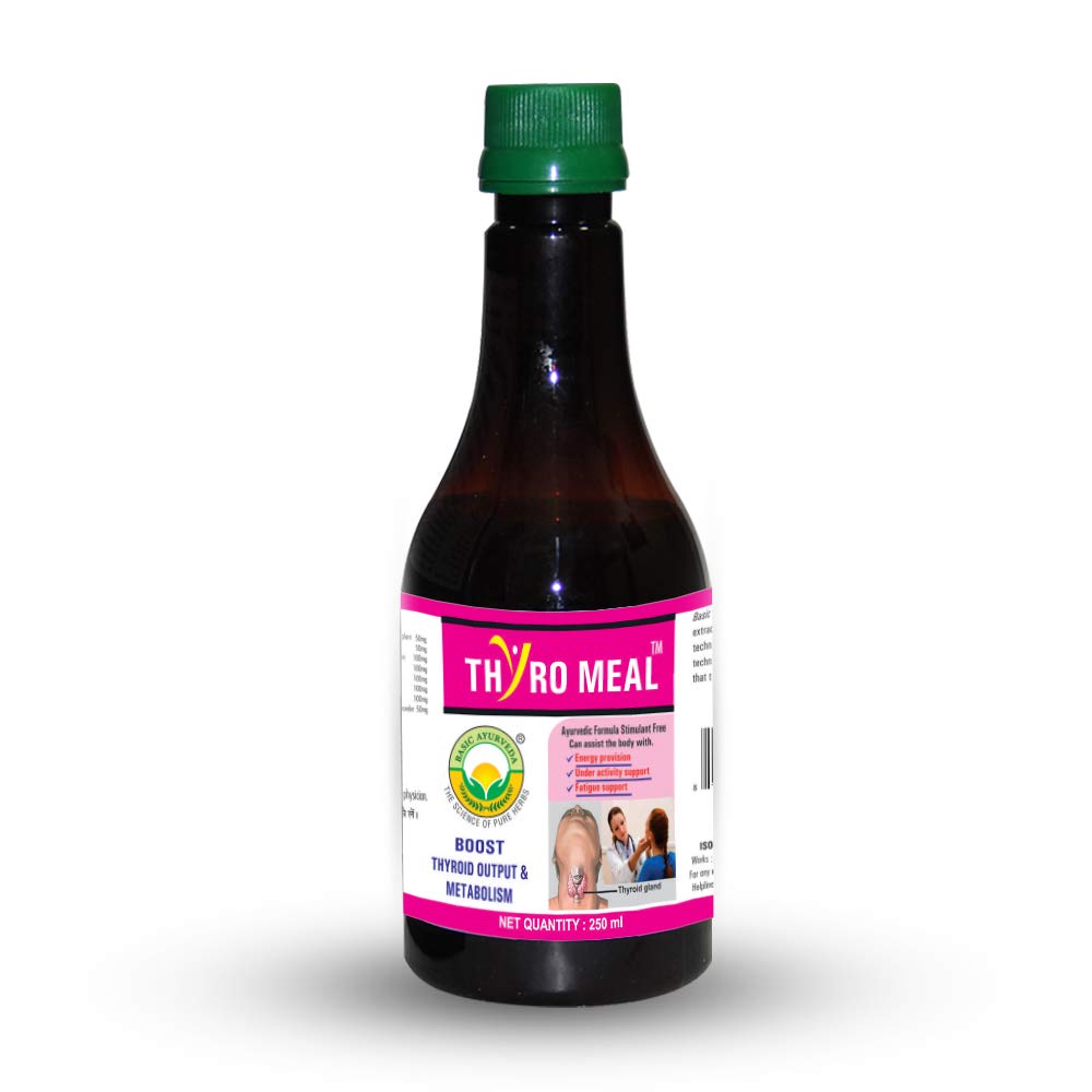 Basic Ayurveda Thyro Meal 250 ml For thyroid function support, hormonal system, swelling around neck
