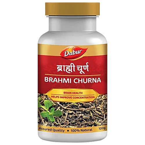 Dabur Ayurvedic Brahmi Churna (100g) for brain function boost immunity improve memory