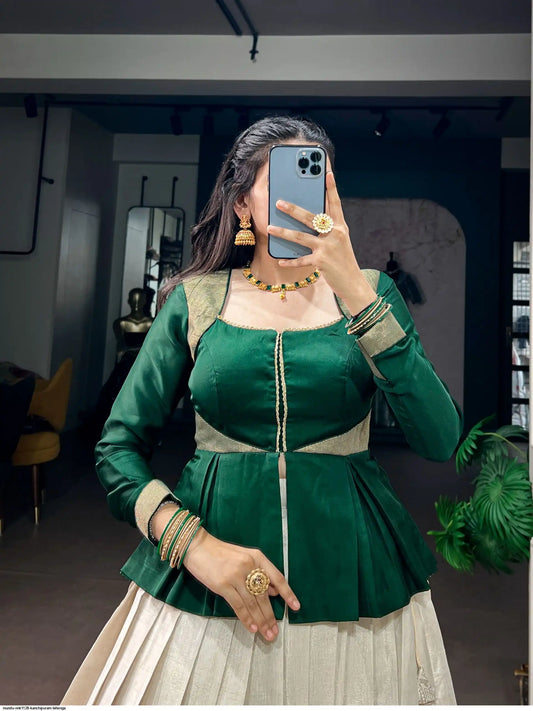 MUNDU NNK1128 KANCHIPURAM LEHENGA