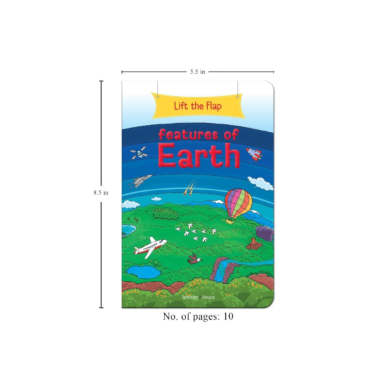Lift the Flap: Features of Earth Board book