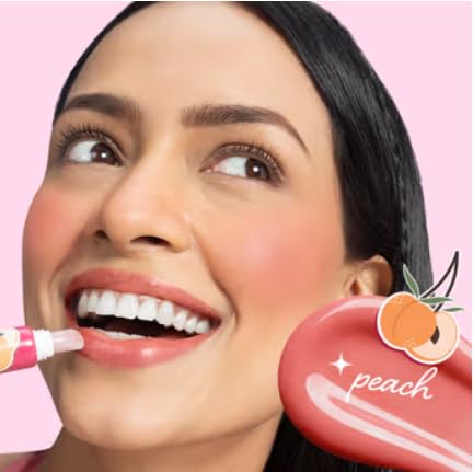 Nykaa Cosmetics Aqua Jelly Lip & Cheek Multi-use Water Tint - Peach (10ml)