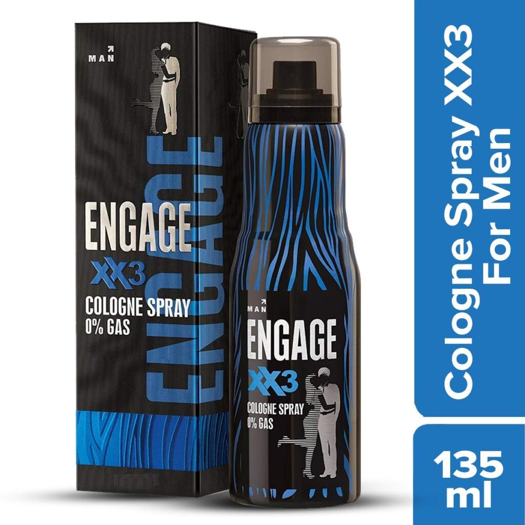 Engage XX3 Cologne Spray - Spicy & Woody Fragrance, 135 ml