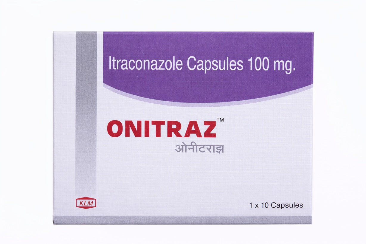 KLM Onitraz 10 Capsules in 1 strip