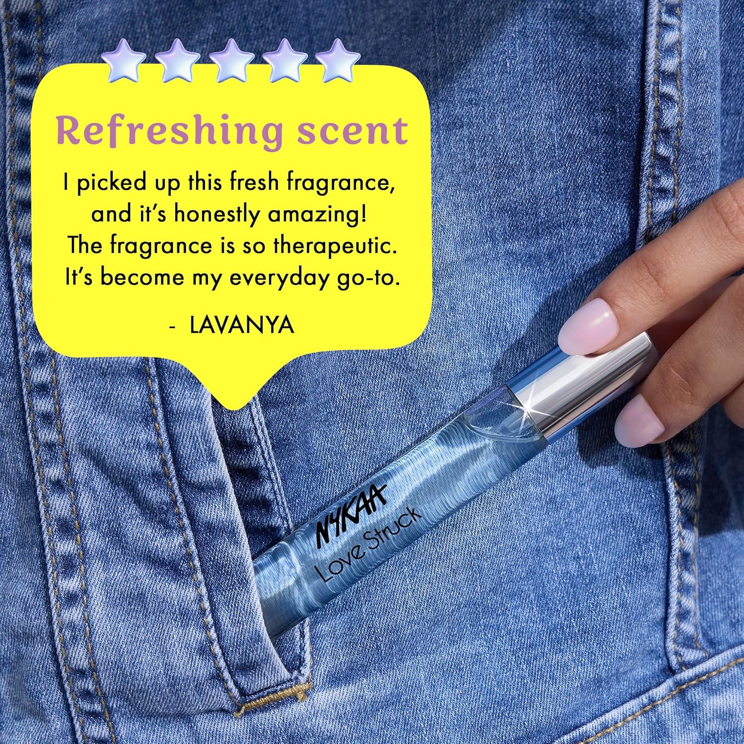 Nykaa Love Struck Stolen Glance EDP 16ml | Floral Woody Perfume for Women | Peony, Sandalwood Soft Elegant Fragrance | Long-Lasting Day to Night Scent | Best Romantic Feminine Perfume | Travel Friendly