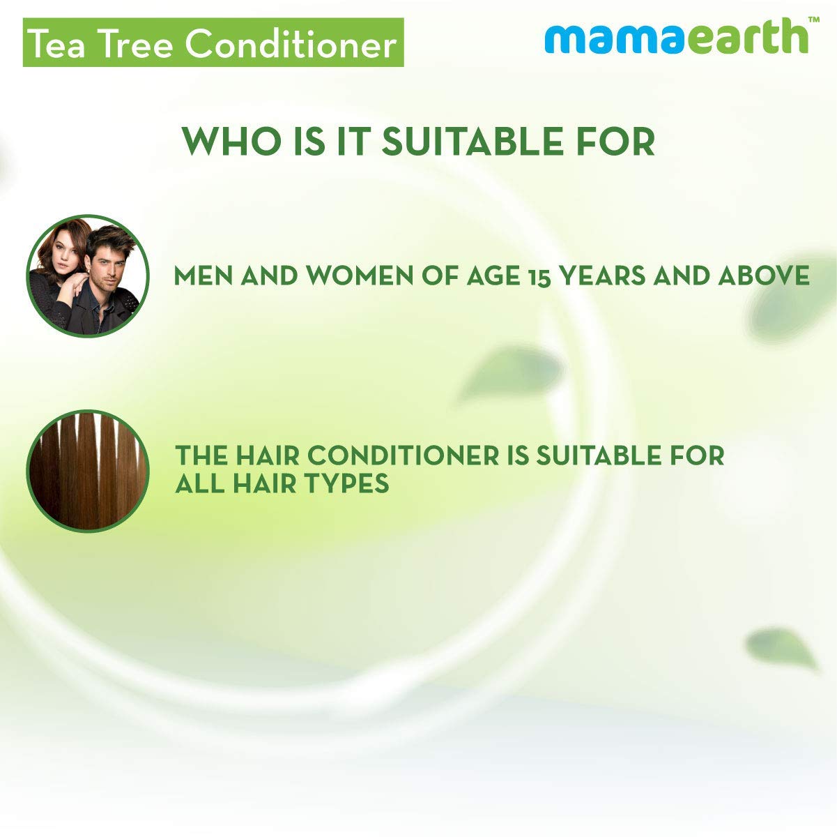 Mamaearth Tea Tree Anti Dandruff Hair Kit | Shampoo - 250 ml + Conditioner - 250ml