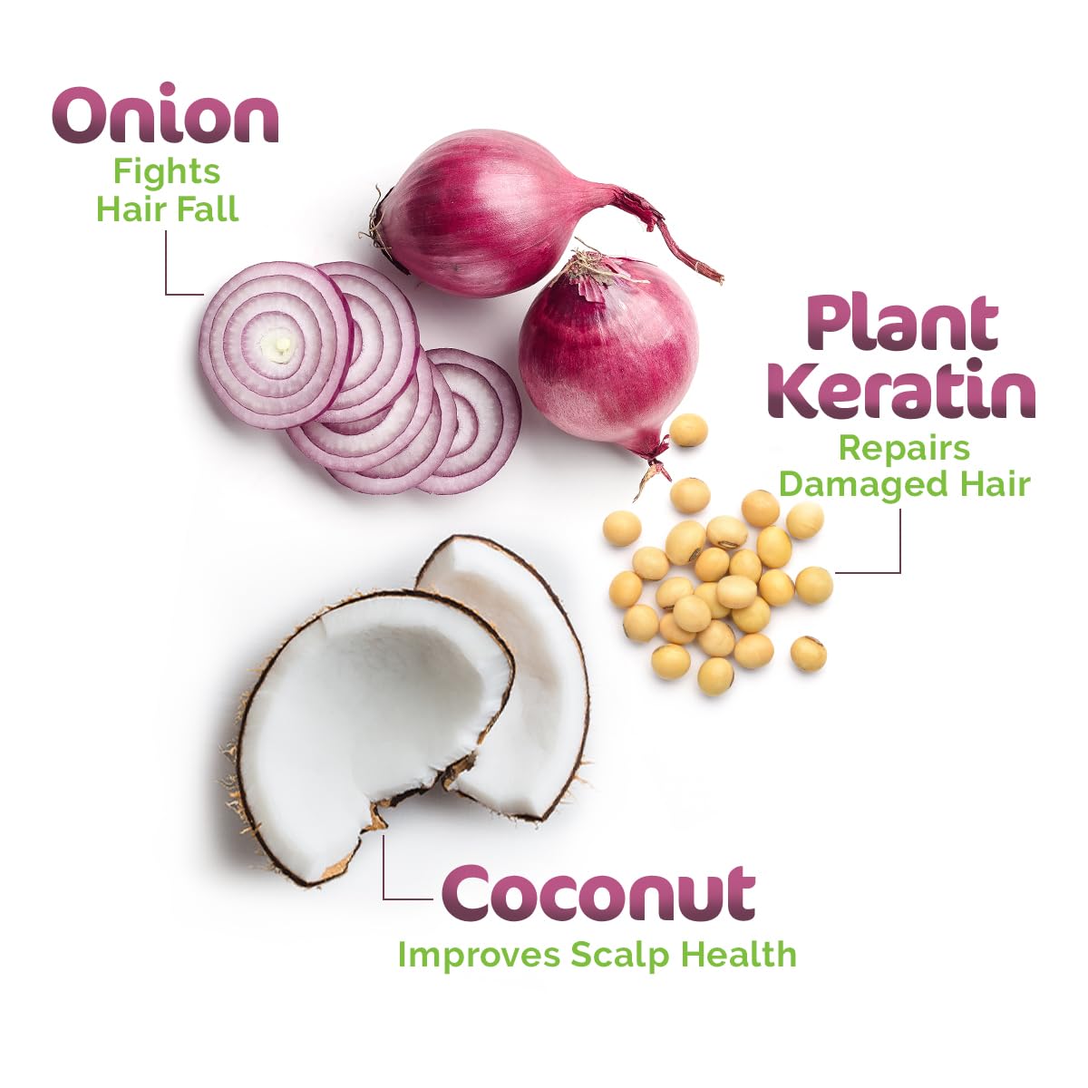 Mamaearth Onion Shampoo & Onion Conditioner For Hair Fall Control - (250 ml + 250 ml) Combo