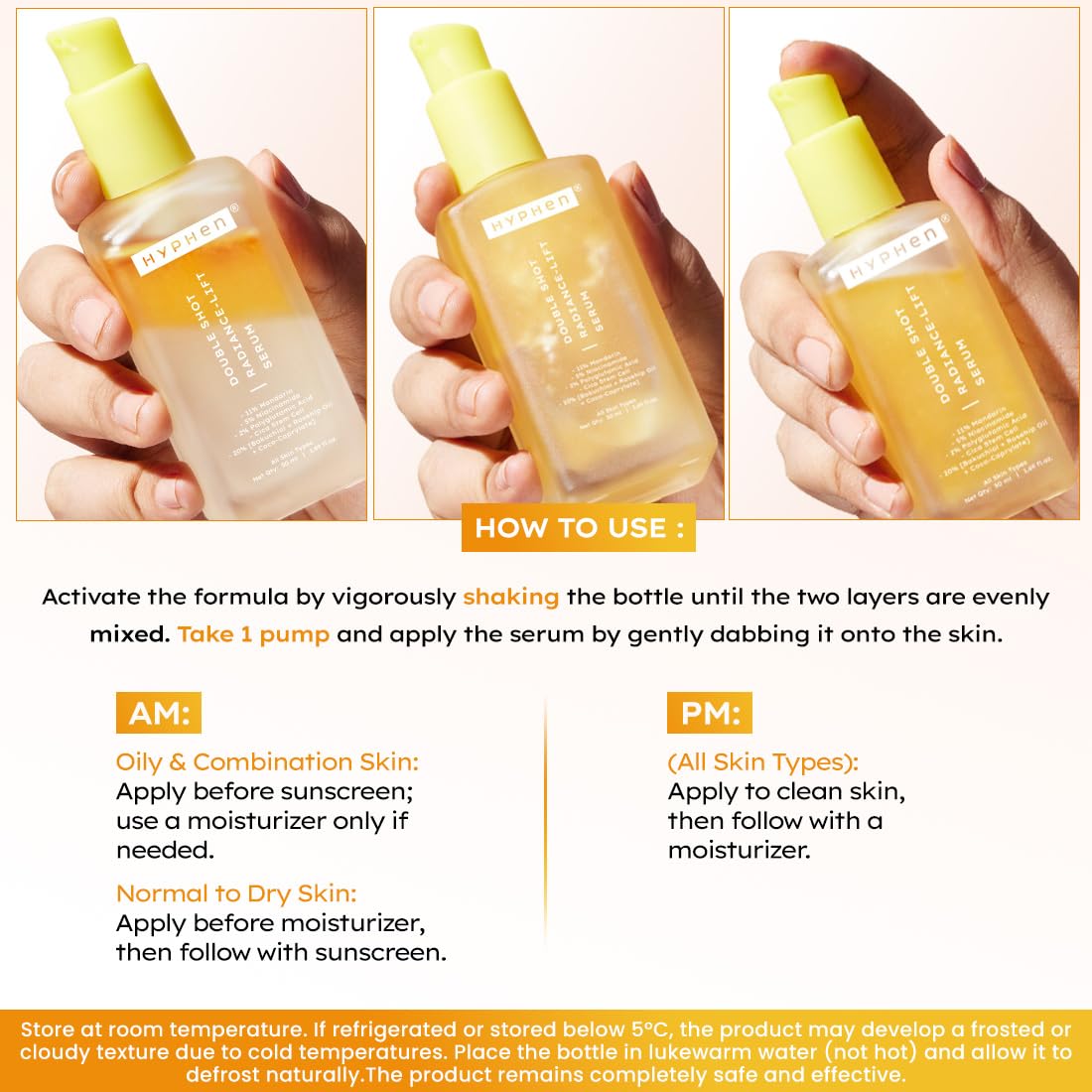 Hyphen 18% Brightening + 20% Collagen Double Serum (50ml)