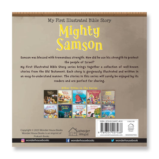 My First Illustrated Bible Story: Mighty Samson Paperback Book