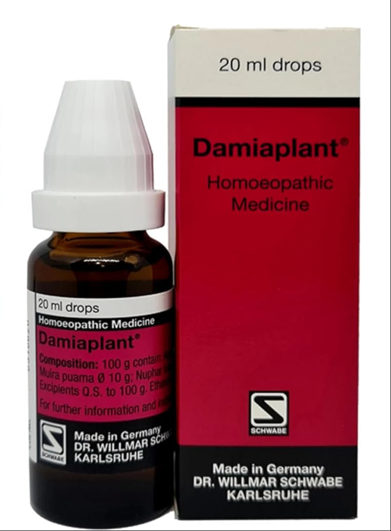 Dr Willmar Schwabe Germany Damiaplant (20ml) for sexual weakness depression