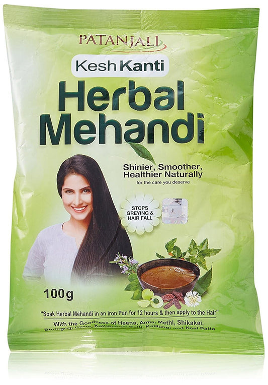 Patanjali Herbal Mehandi, 100g - Green Henna