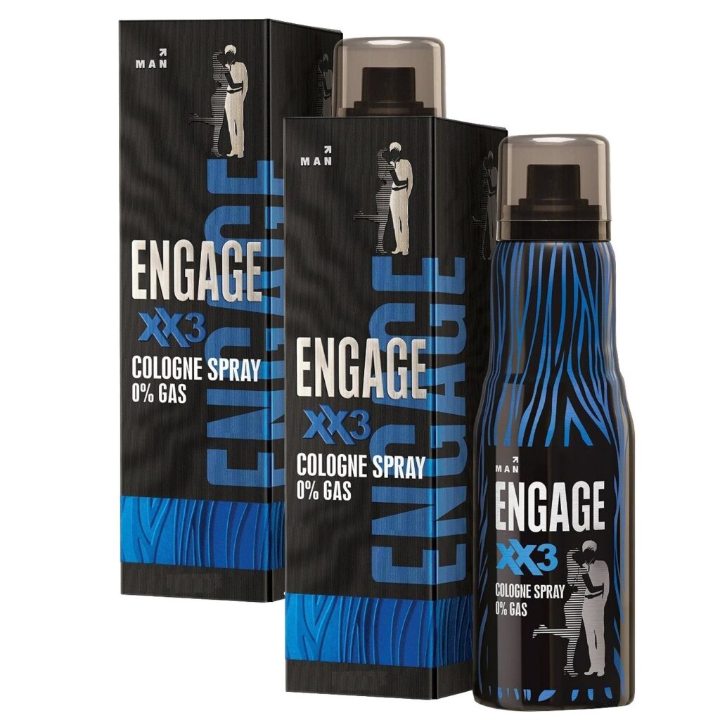 Engage XX3 Cologne Spray - Spicy & Woody Fragrance, 135 ml