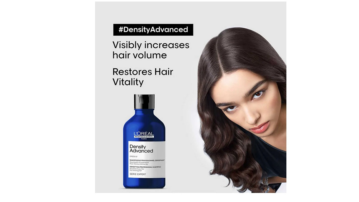 LOreal Professionnel Density Activator Regime With Density Advanced Shampoo & Serioxyl Advanced - combo