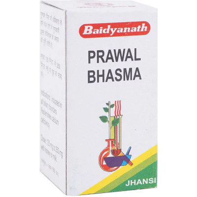 Baidyanath Prawal Bhasma (10g) For cough, asthma, bleeding disorders