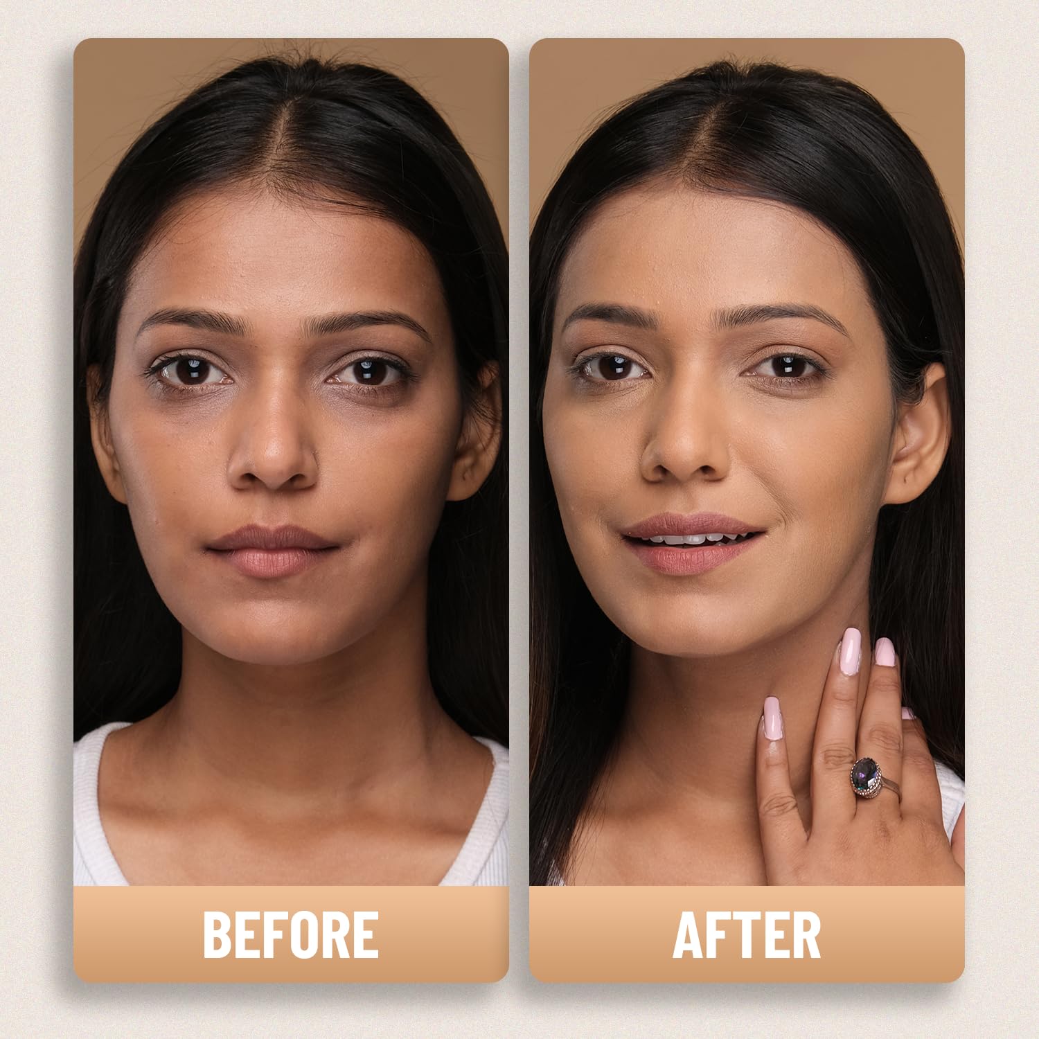 Swiss Beauty Airbrush Finish Full Coverage Foundation | Full Coverage Up To 8 Hours | Shade- 06 Warm Sun, 30ml
