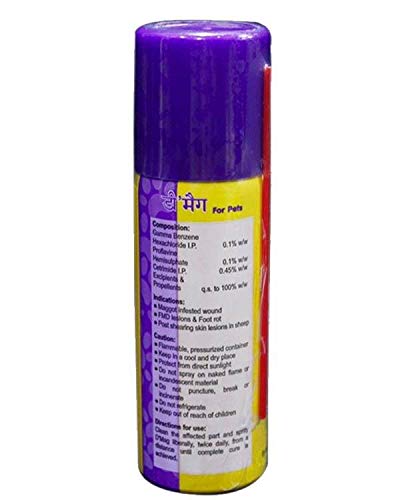 Intas Pet Adda Intas D'Mag Spray for Pets (120 Ml), Pack of 1