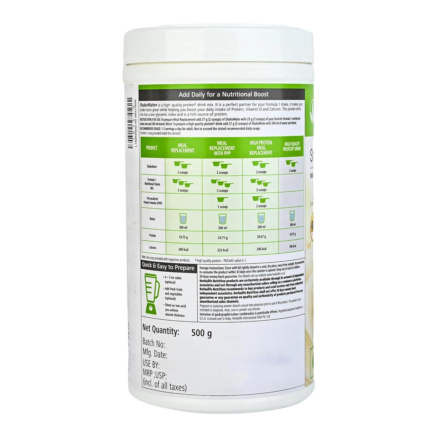 Herbalife ShakeMate - 500 gm