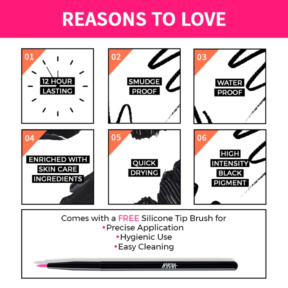 Nykaa Black Magic! Gel Eyeliner- Jet Black