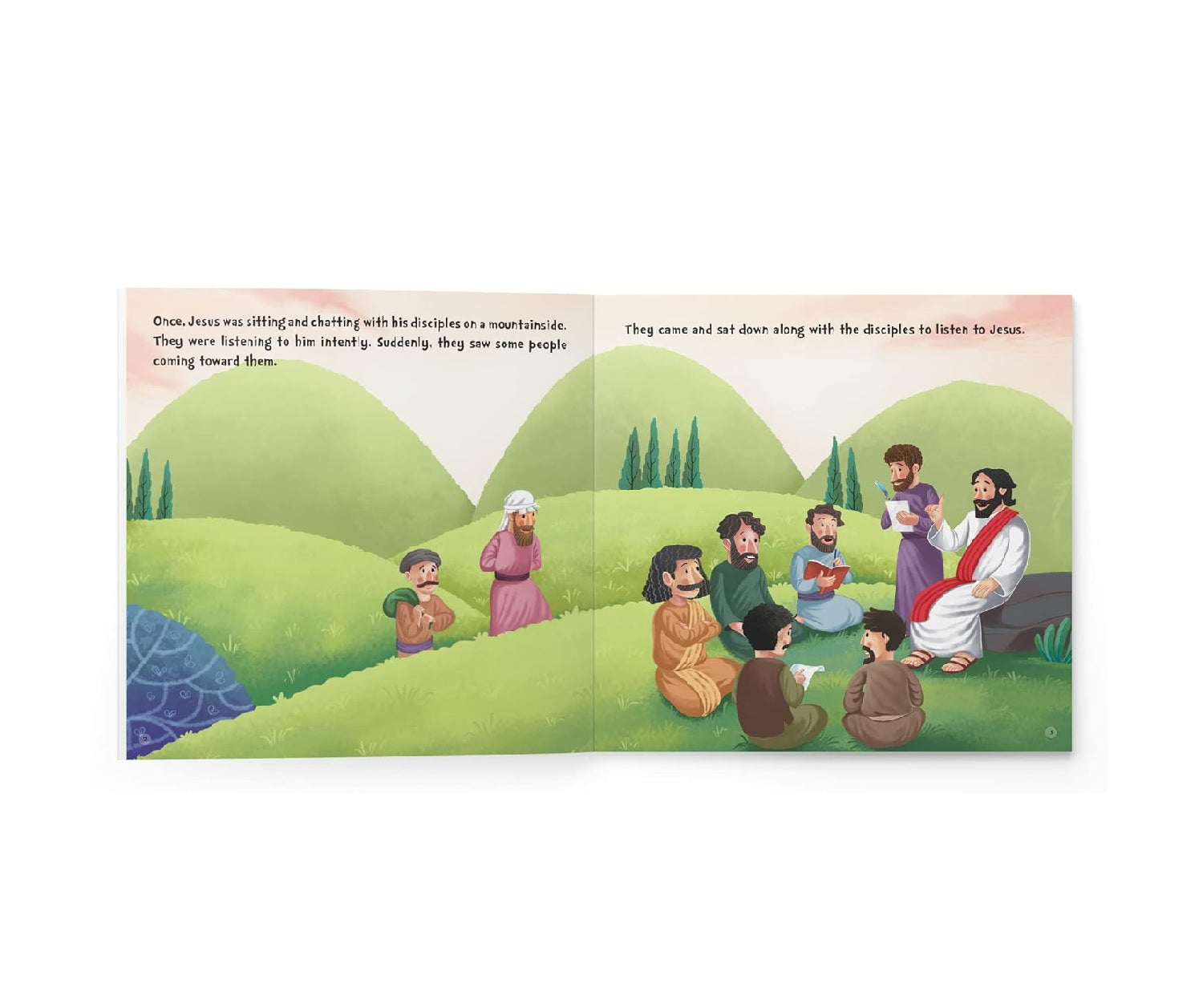 My First Illustrated Bible Story: Jesus feeds 5000 Paperback Book