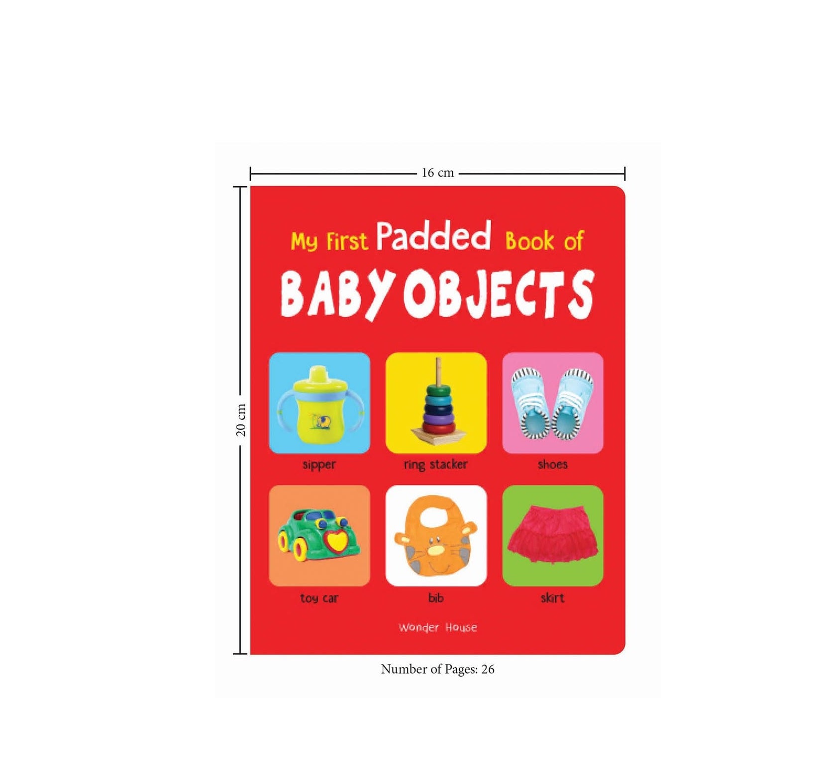 My First Padded Book of Baby Objects: Early Learning Board Book for Kids | Hardcover
