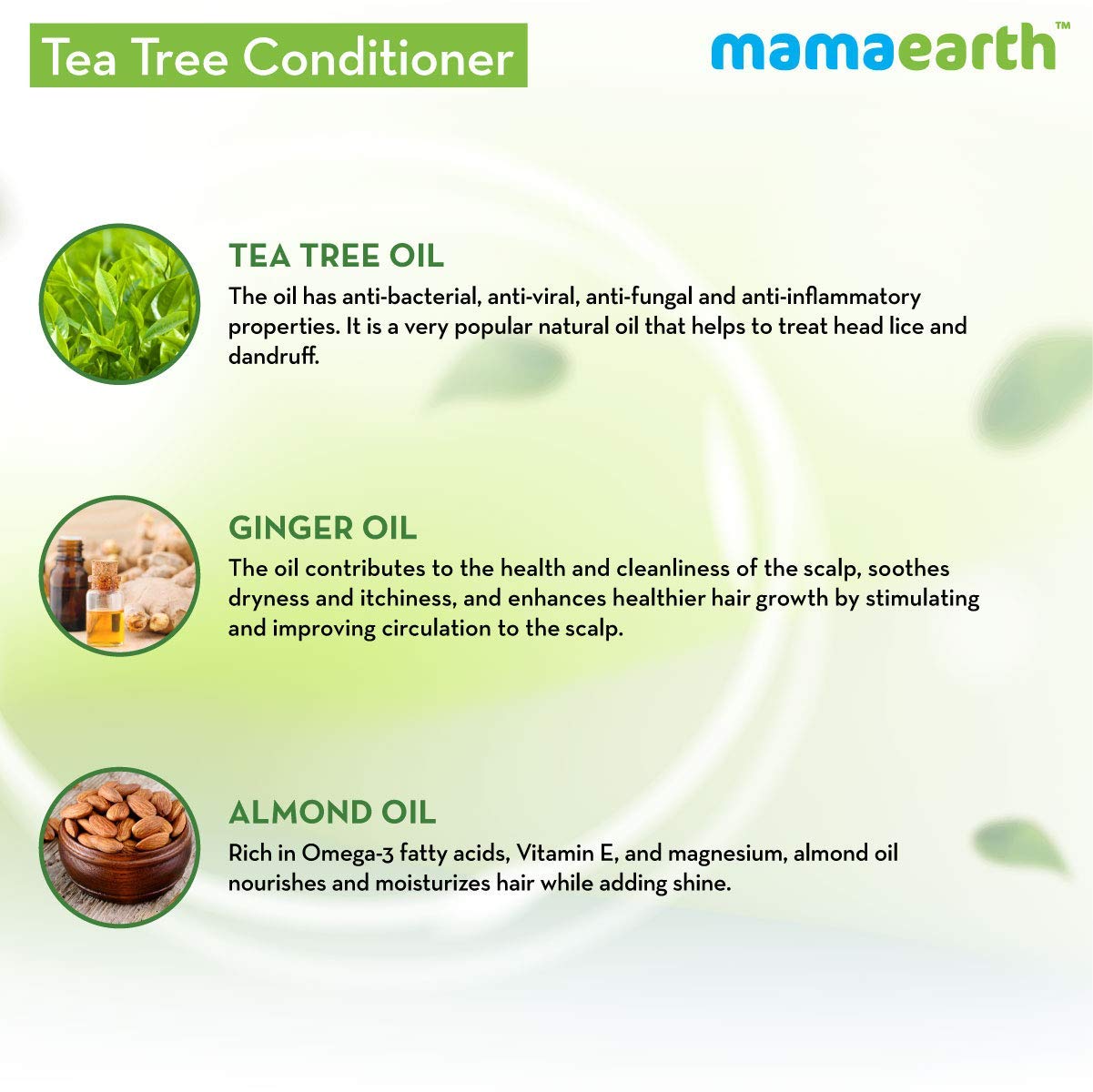 Mamaearth Tea Tree Anti Dandruff Hair Kit | Shampoo - 250 ml + Conditioner - 250ml