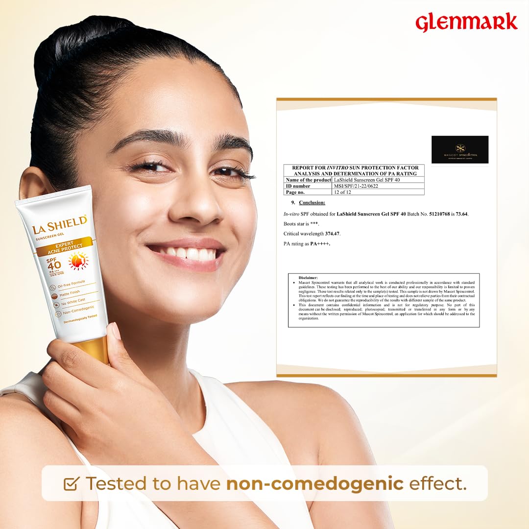 Glenmark La Shield SPF 40 Sunscreen 50ml