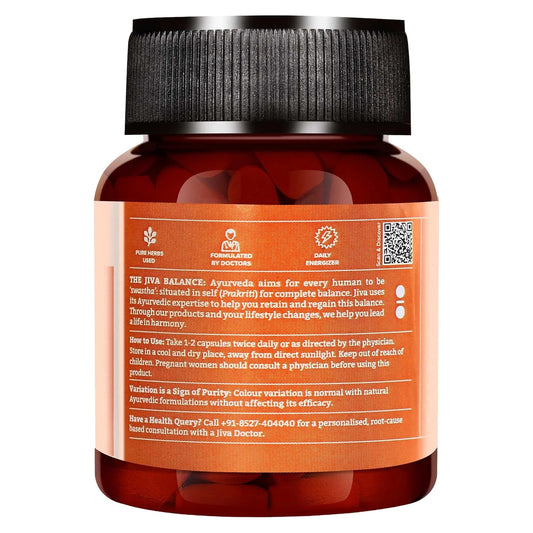 Jiva Oaj Shakti - 30 (Pack of 1) Capsules | Beneficial for physical and mental performance
