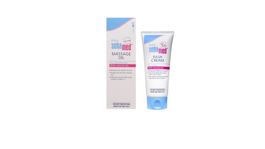 SebaMed Baby Rash Cream 100ml & Baby Massage Oil 150ml Combo
