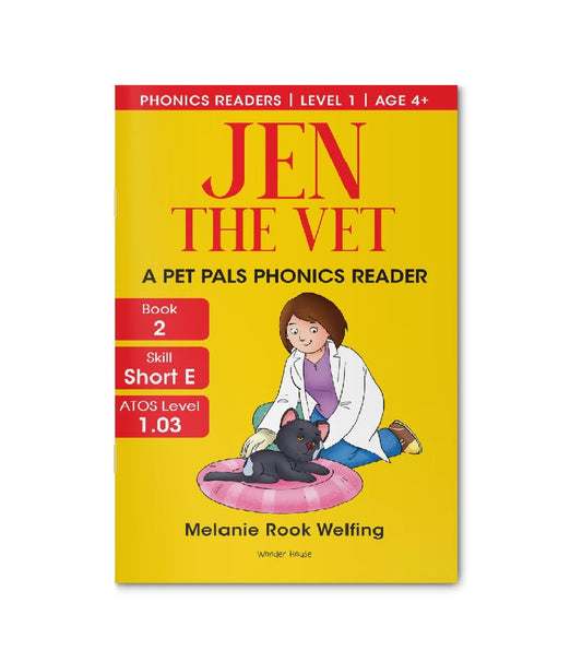 Jen the Vet: A Pet Pals Phonics Readers | Level 1 Paperback