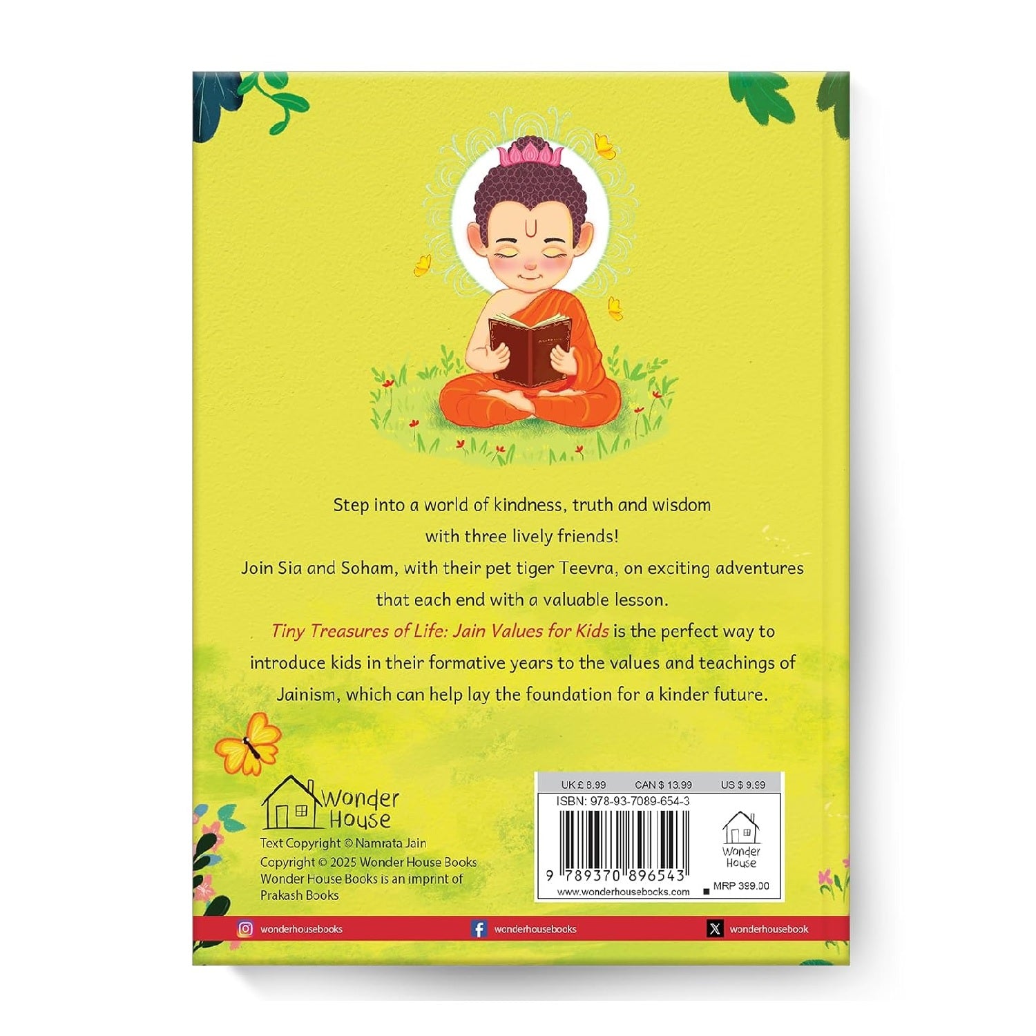 Tiny Treasures of Life: Jain Values for Kids Book (Hardcover)