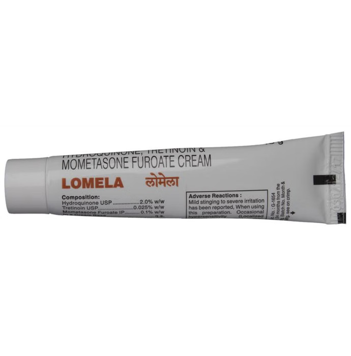 Lomela Cream (18gm) For Melasma, Dark Spots, Hyperpigmentation