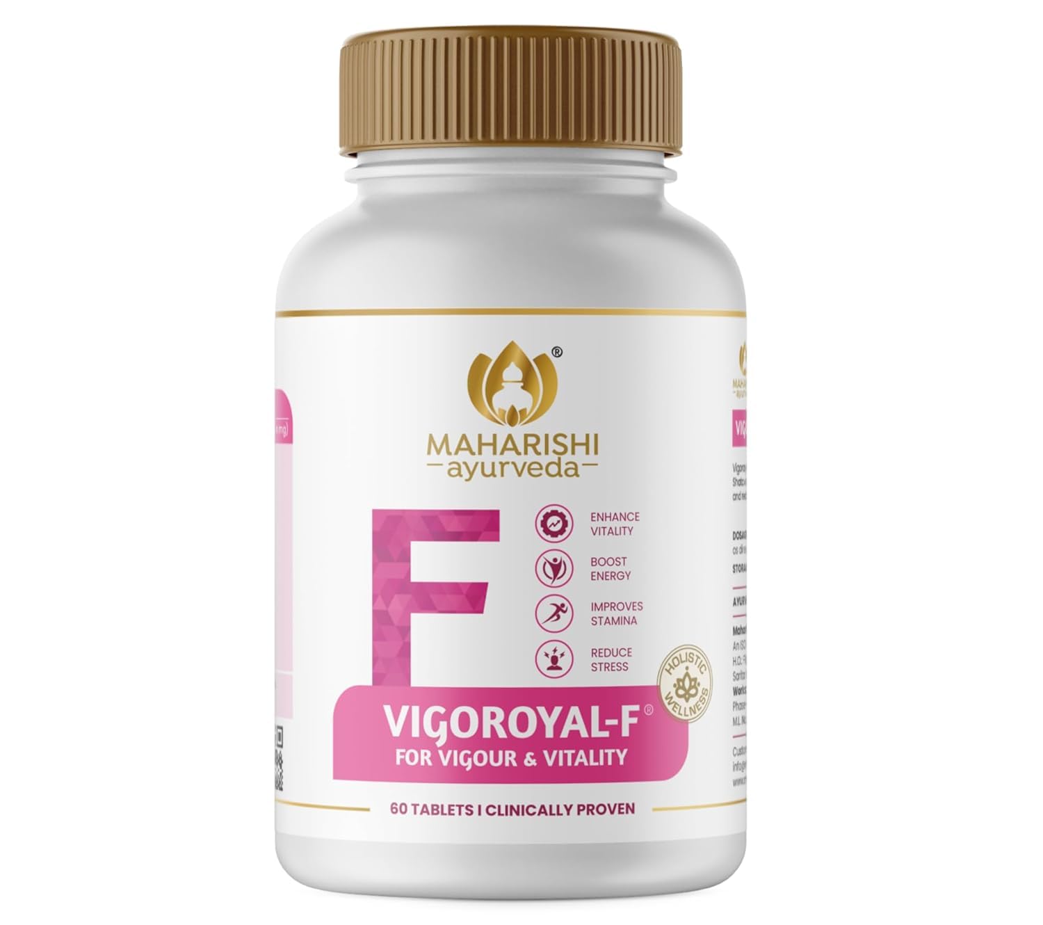 Maharishi Ayurveda Vigoroyal-F Tablet 60 Tablets For stress, vitality, energy, stamina