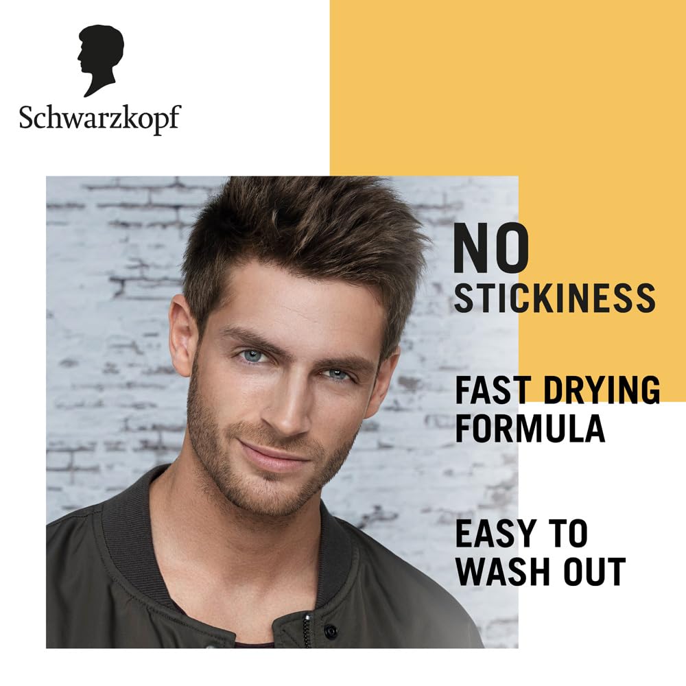 Schwarzkopf TAFT Power V12 Hair Gel With Speed Hold Technology |Fast Drying formulation| Moisturising formula| Non-stick & Easy to Wash off| No Alcohol, No Sulphate |Vegan & Peta approved - 150ML